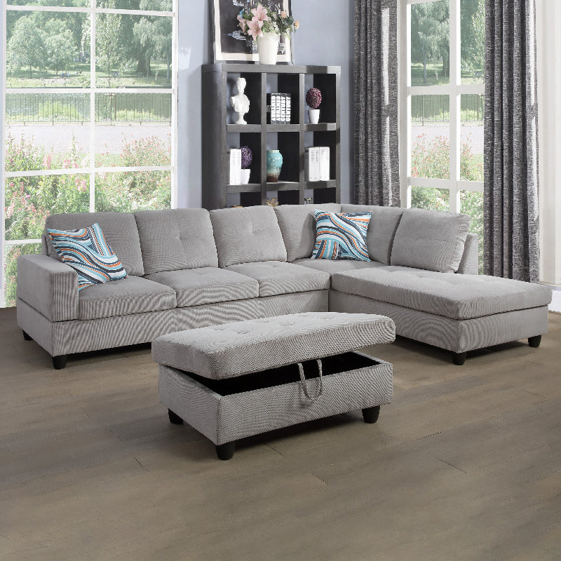 Aainehome L-shape Sofa Set