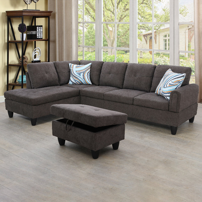 Aainehome L-shape Sofa Set