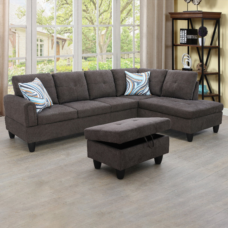 Aainehome L-shape Sofa Set