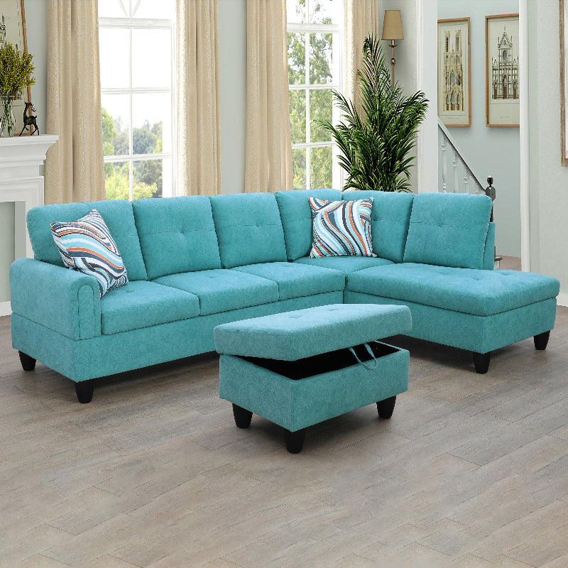 Aainehome L-shape Sofa Set