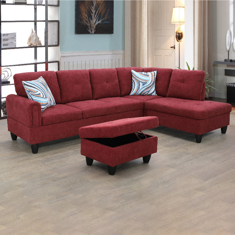 Aainehome L-shape Sofa Set