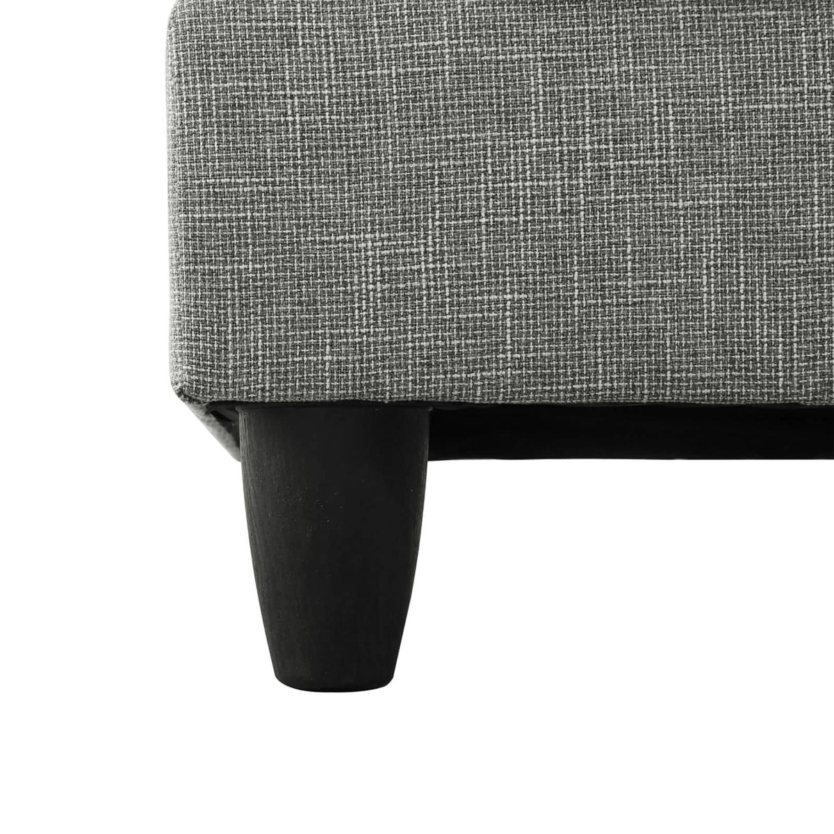 Gray Linen 97-Inch Modular L-Shaped Sectional Sofa - product image 9