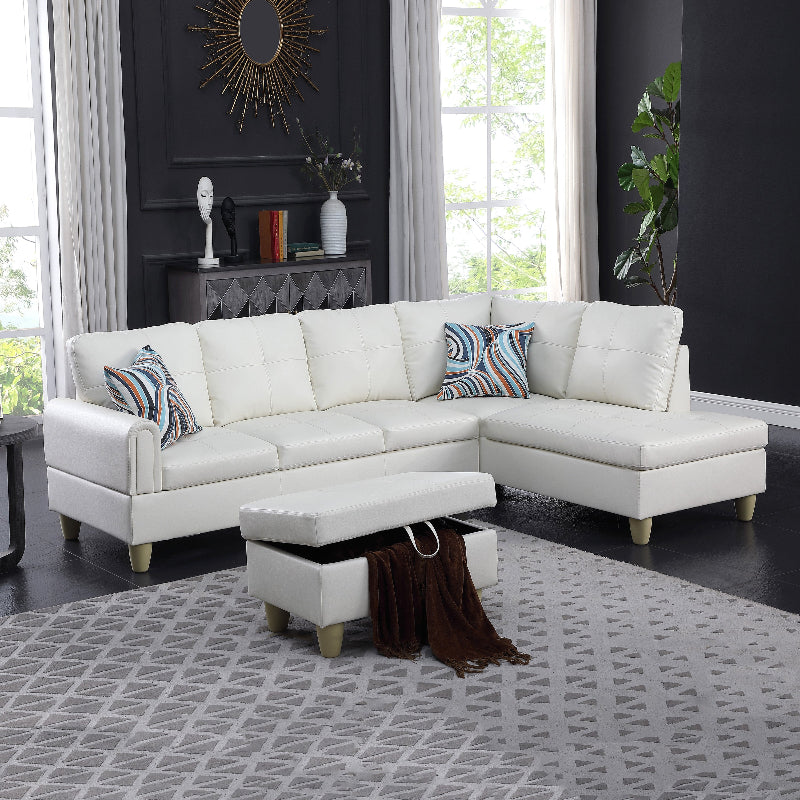 Aainehome L-shape Sofa Set