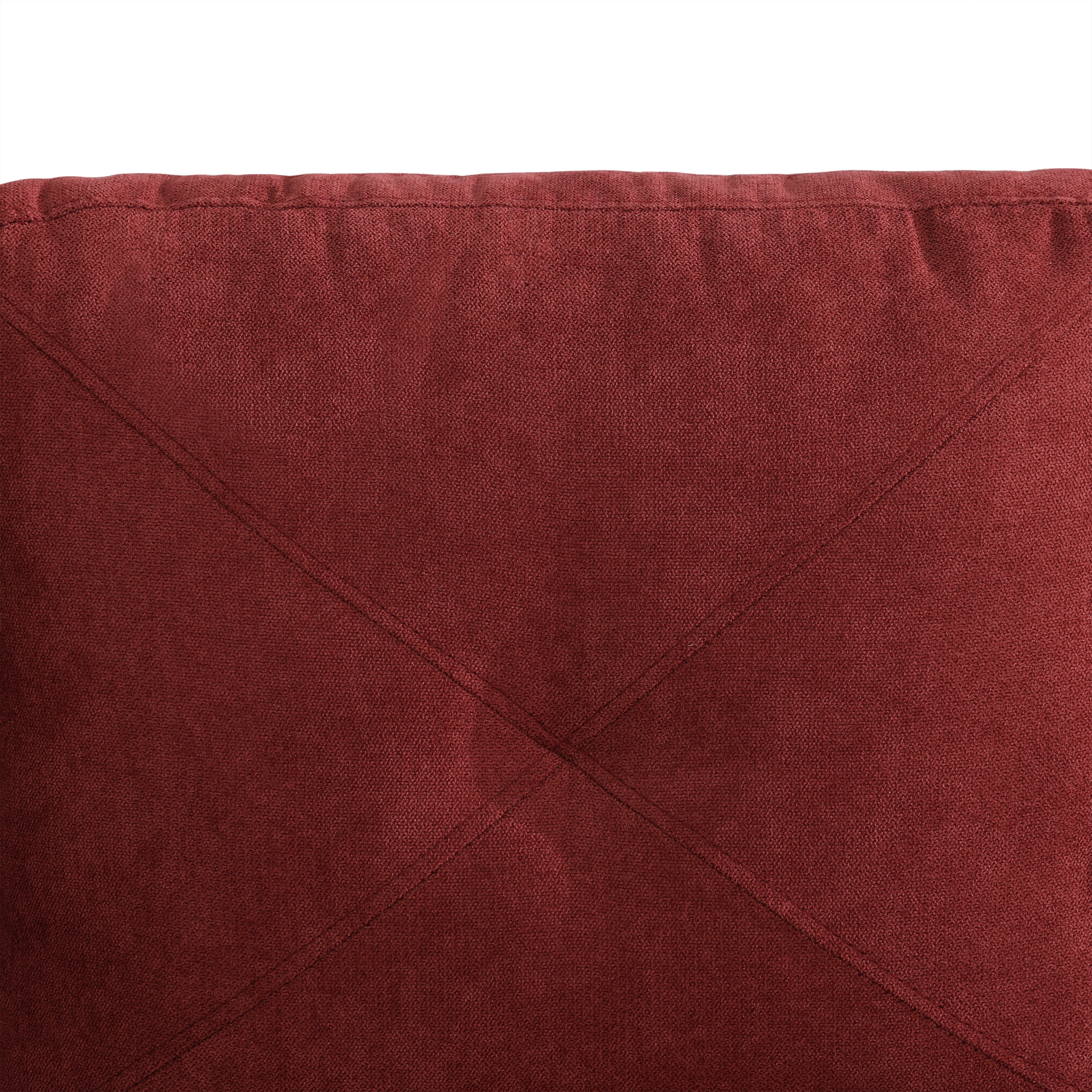 Conjunto de sofá seccional en forma de L de franela roja de Ainehome para sala de estar