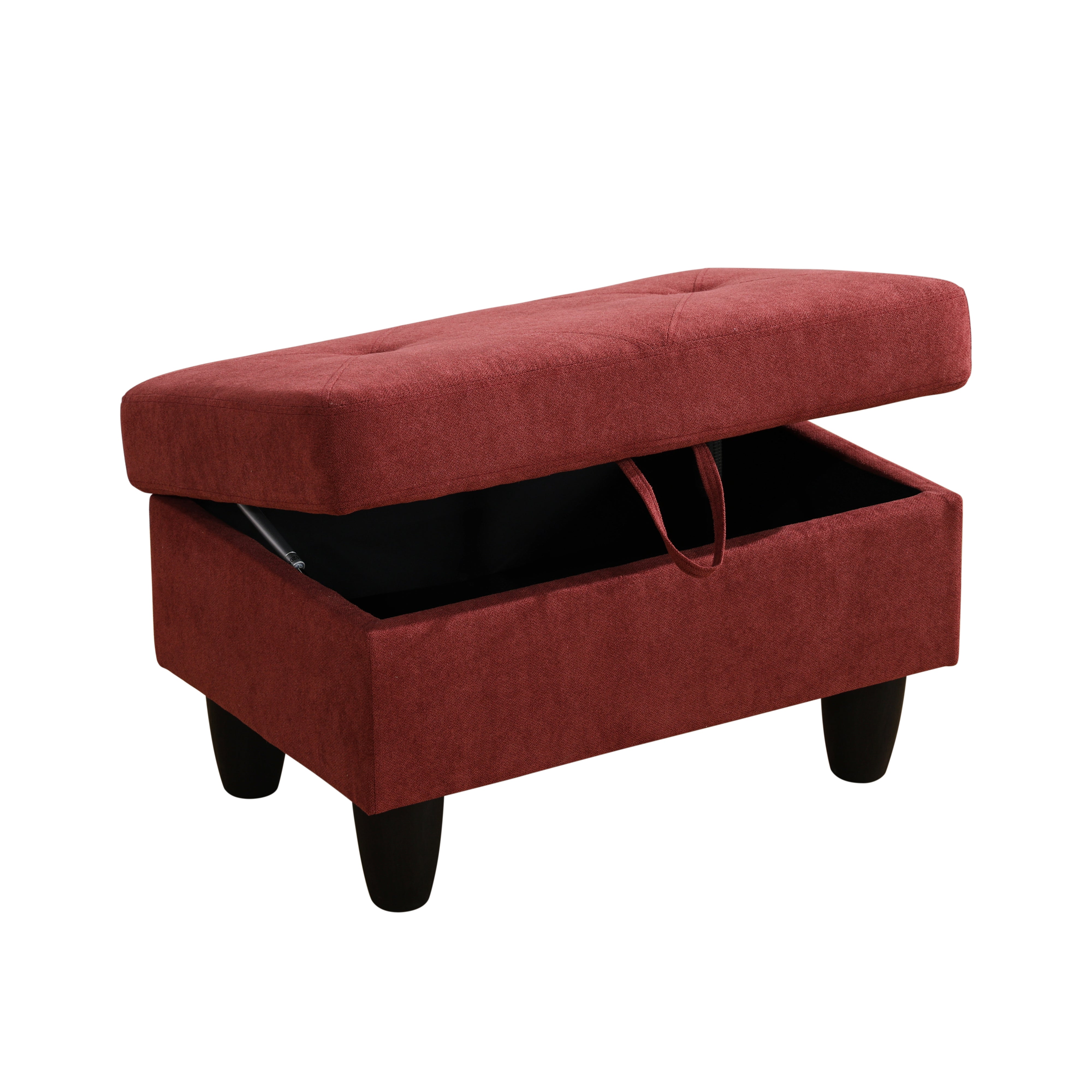 Ainehome Rot Flanell Wohnzimmer Sofa Set Ottomane