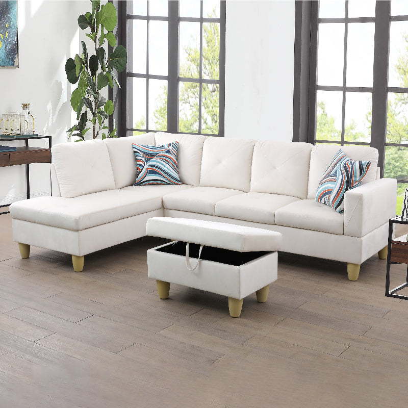 Aainehome L-shape Sofa Set
