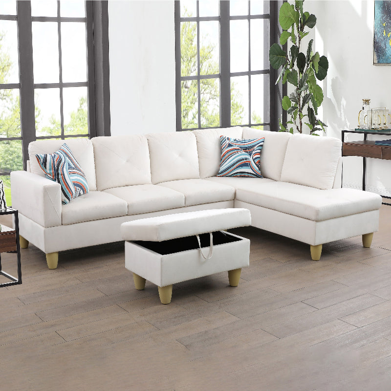 Aainehome L-shape Sofa Set