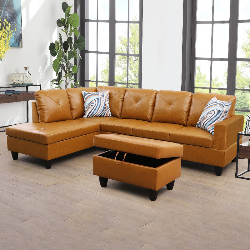Aainehome L-shape Sofa Set