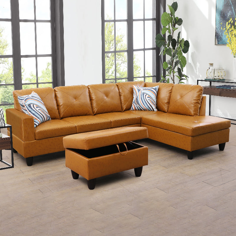 Aainehome L-shape Sofa Set