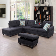 Aainehome L-shape Sofa Set