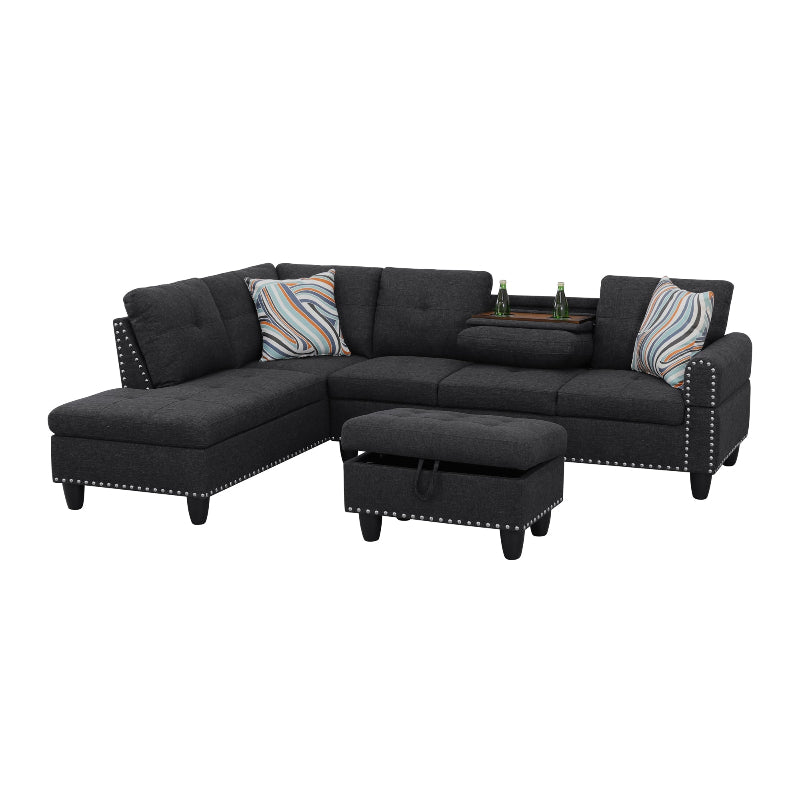 Aainehome L-shape Sofa Set