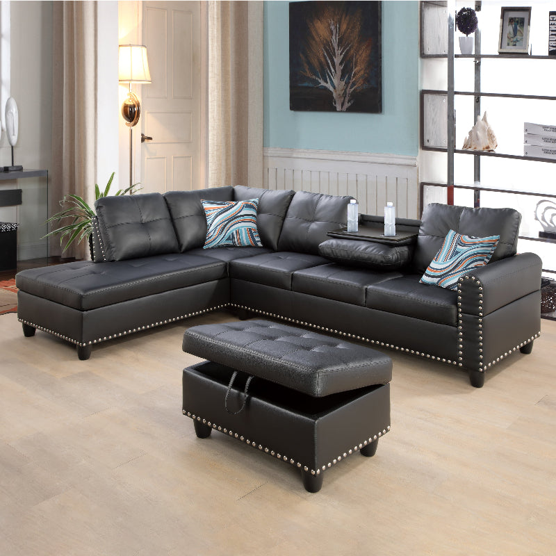 Aainehome L-shape Sofa Set