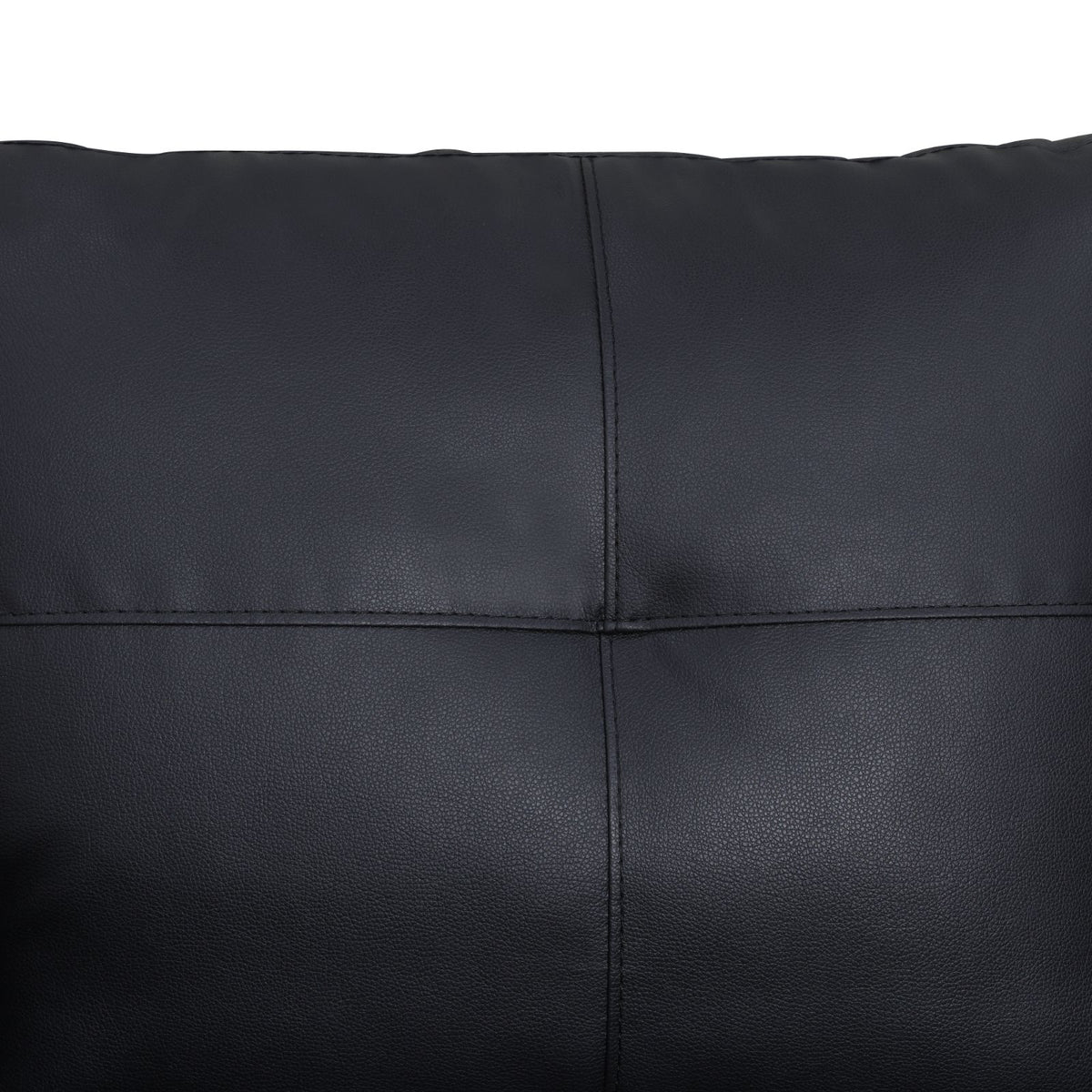 Black Synthetic Leather Modular L-Shaped Sectional Sofa - product image 8