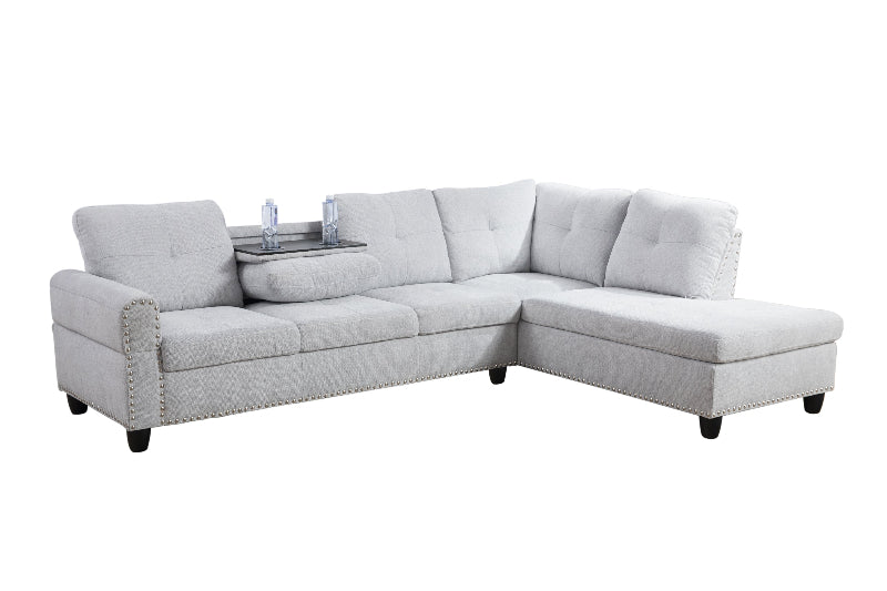 Aainehome L-shape Sofa Set