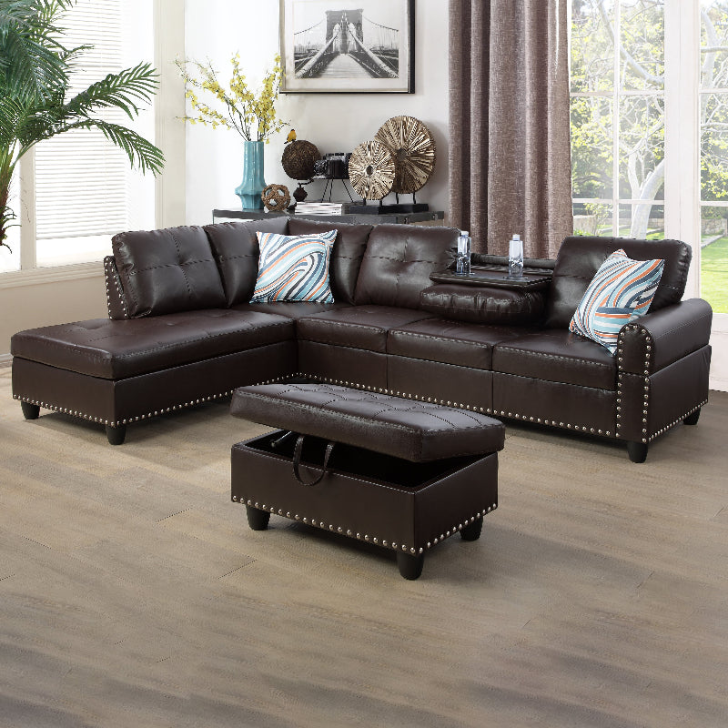 Aainehome L-shape Sofa Set