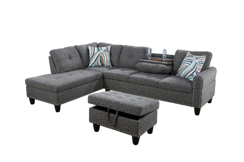 Aainehome L-shape Sofa Set