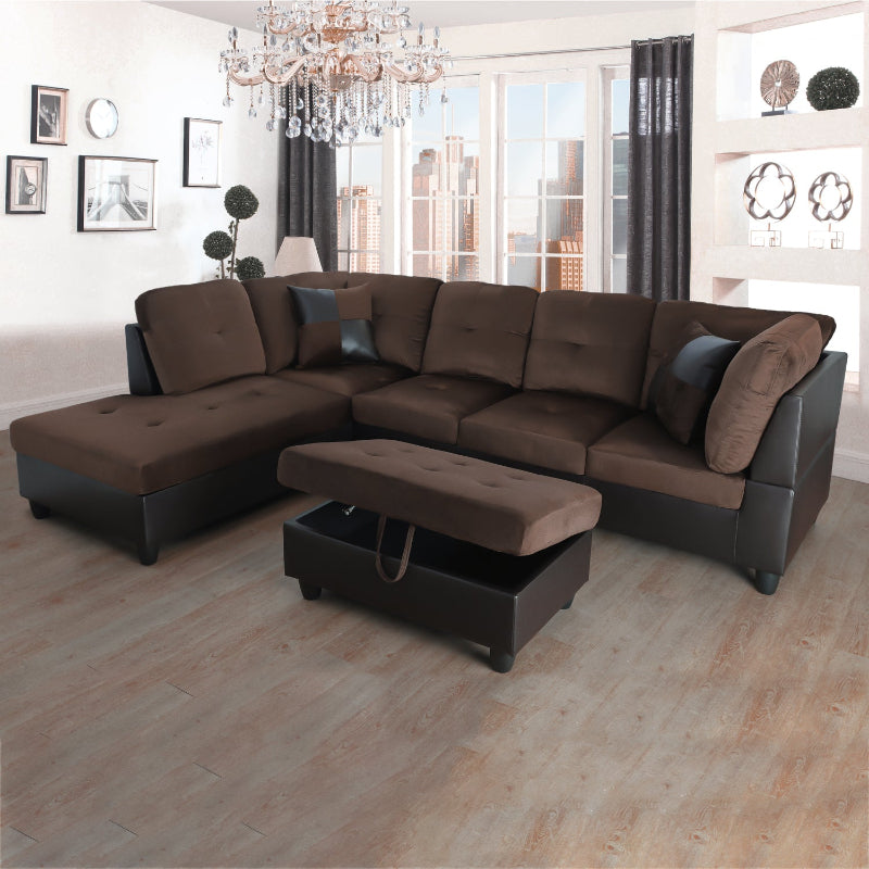 Aainehome L-shape Sofa Set