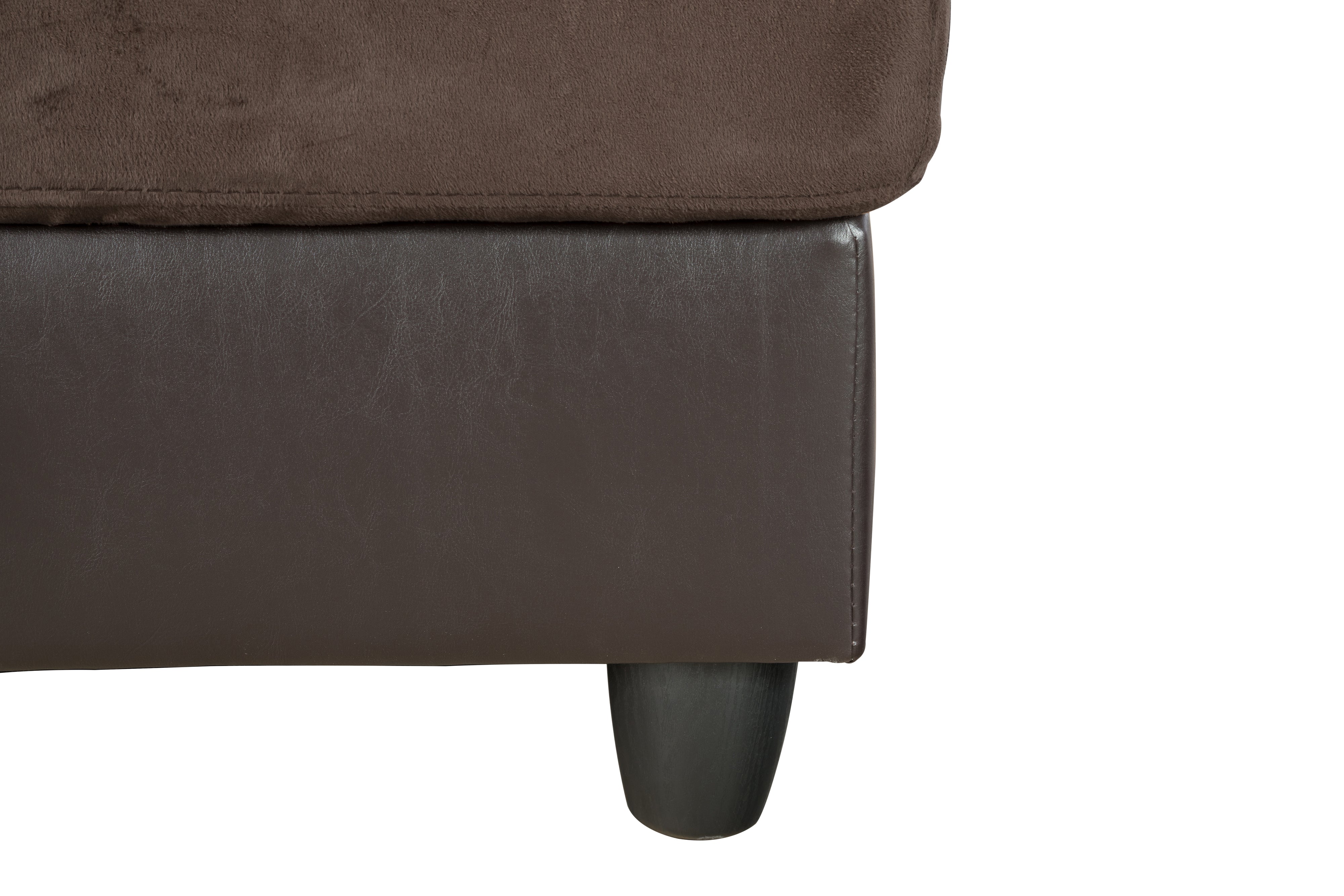 AInehome L-förmiges Sofa-Set für das Wohnzimmer, braun, fusselfrei