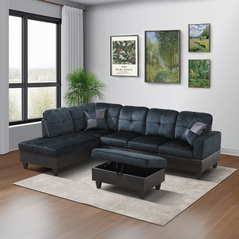 Aainehome L-shape Sofa Set