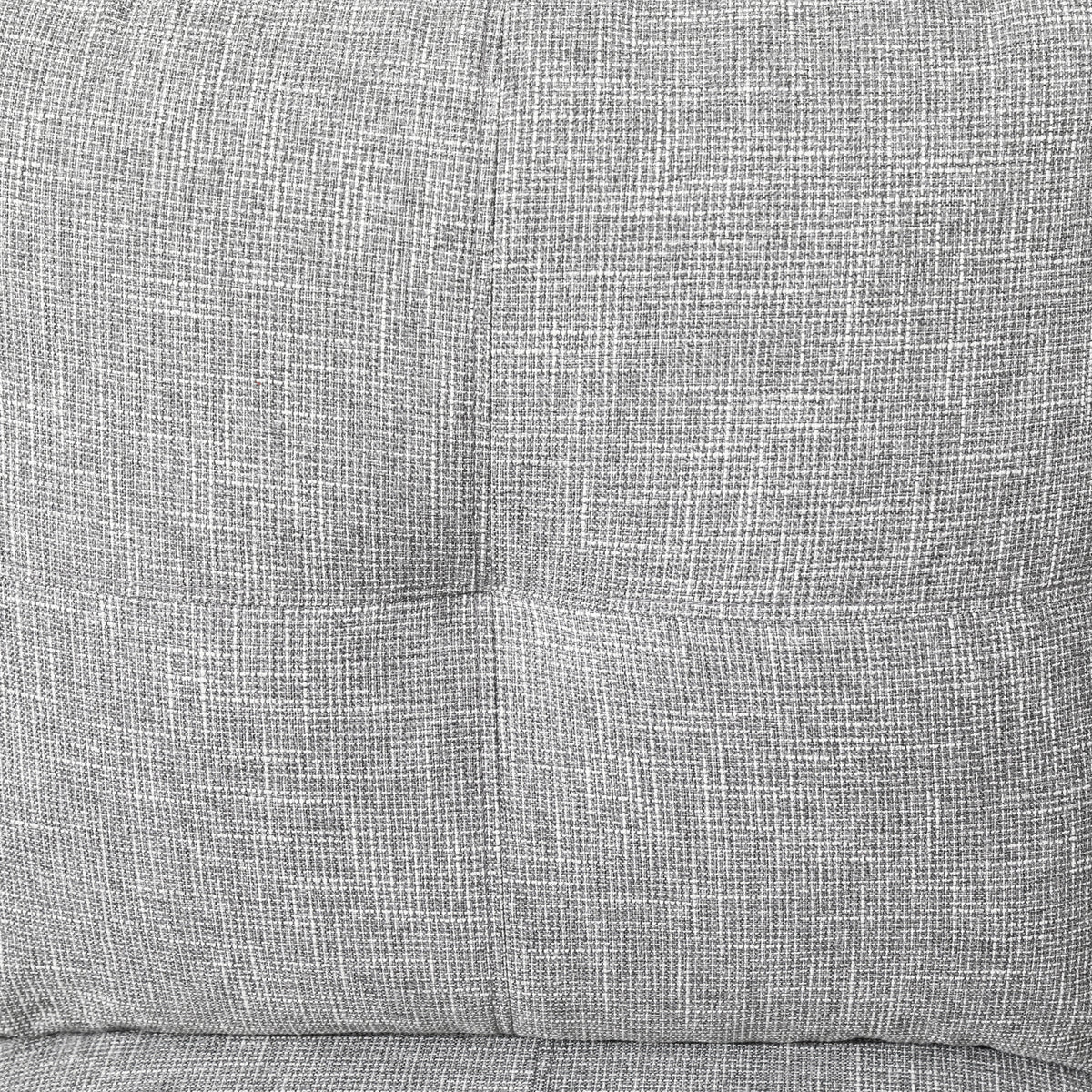 Gray Linen L-Shaped Sectional Sofa - product image 4