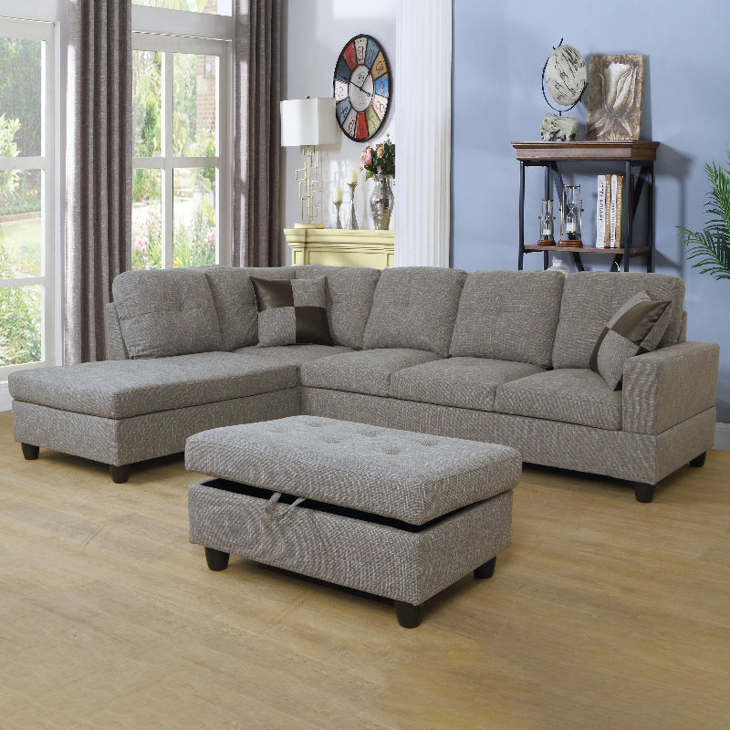 Aainehome L-shape Sofa Set