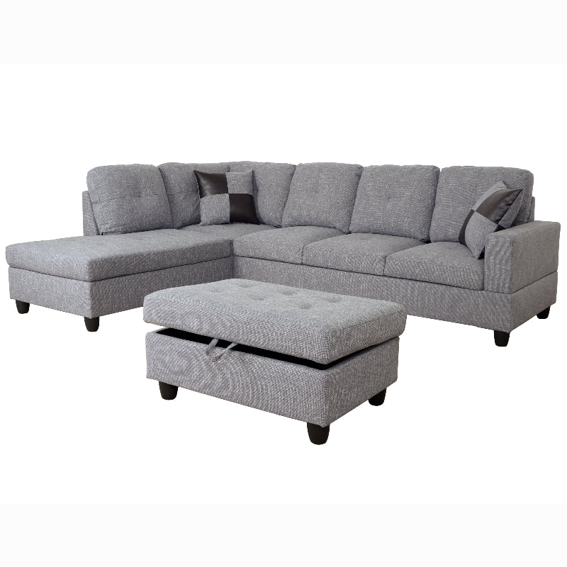 Aainehome L-shape Sofa Set