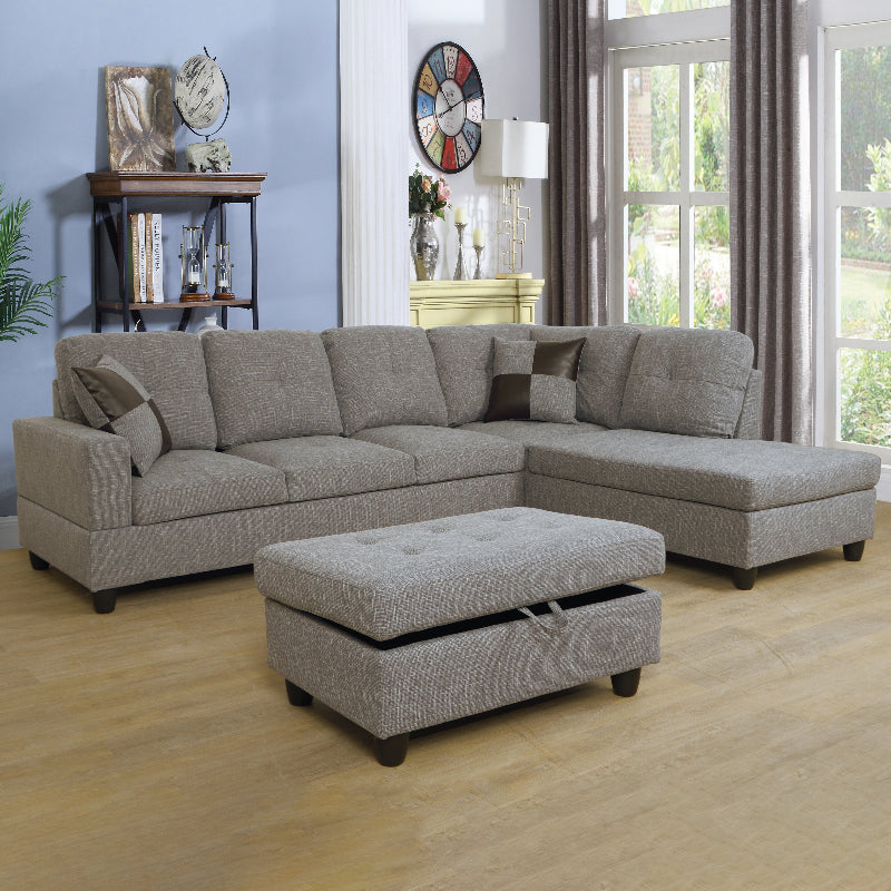 Aainehome L-shape Sofa Set
