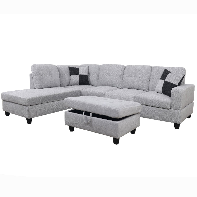 Aainehome L-shape Sofa Set