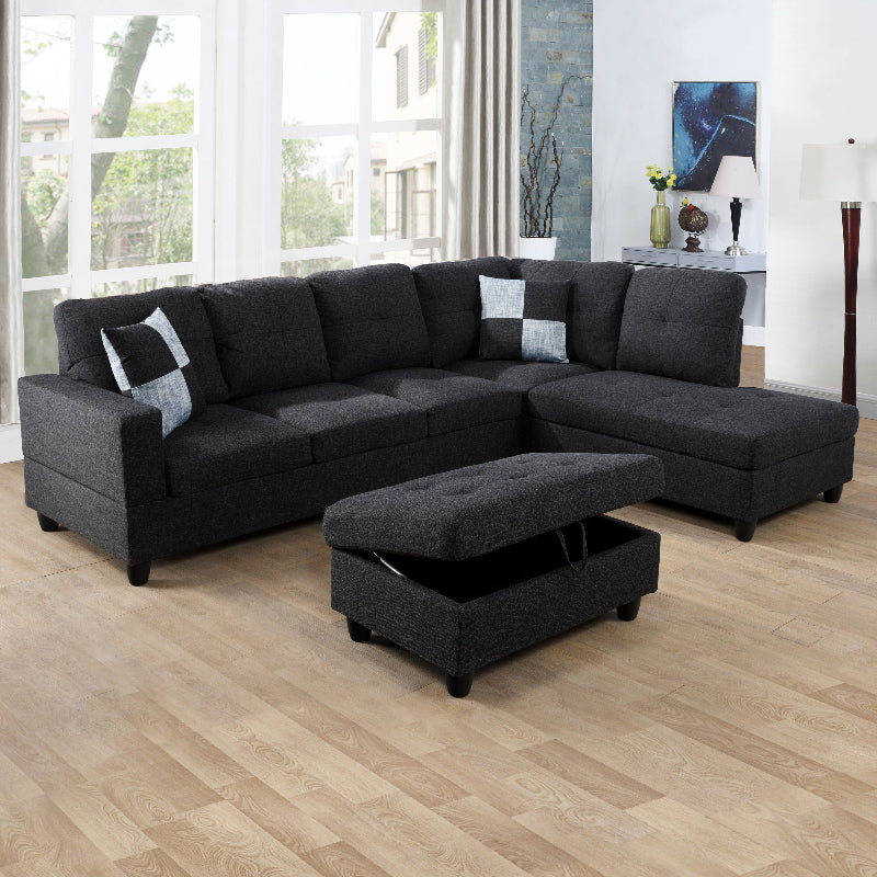 Aainehome L-shape Sofa Set