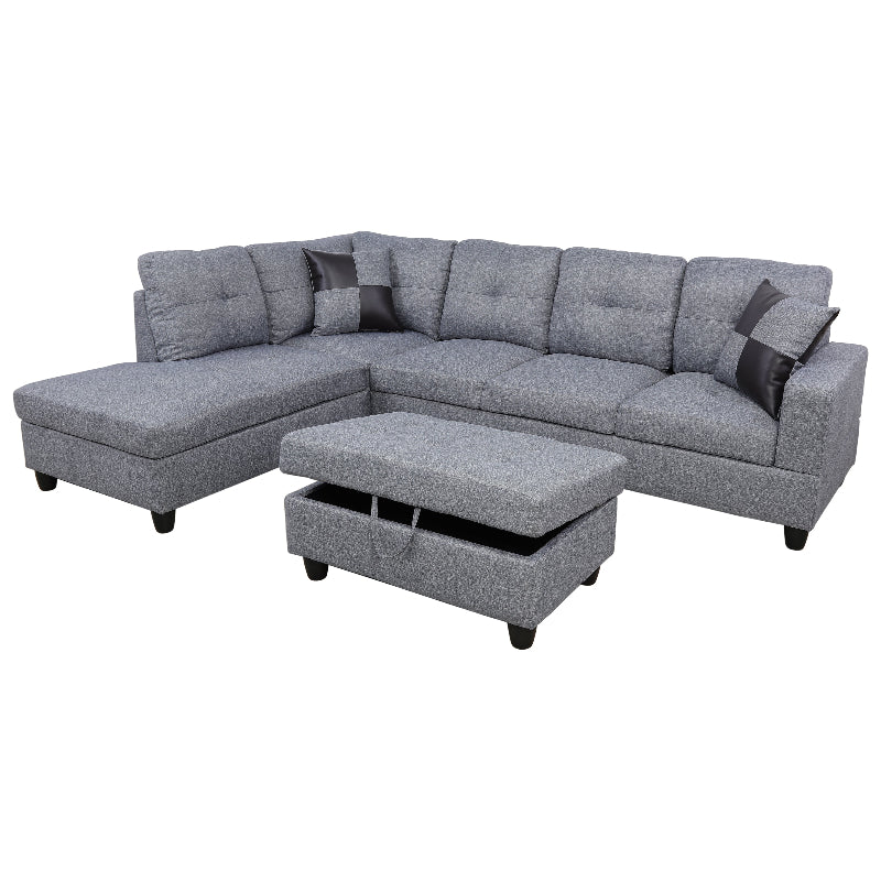 Aainehome L-shape Sofa Set