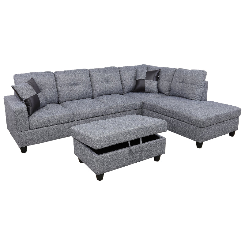 Aainehome L-shape Sofa Set