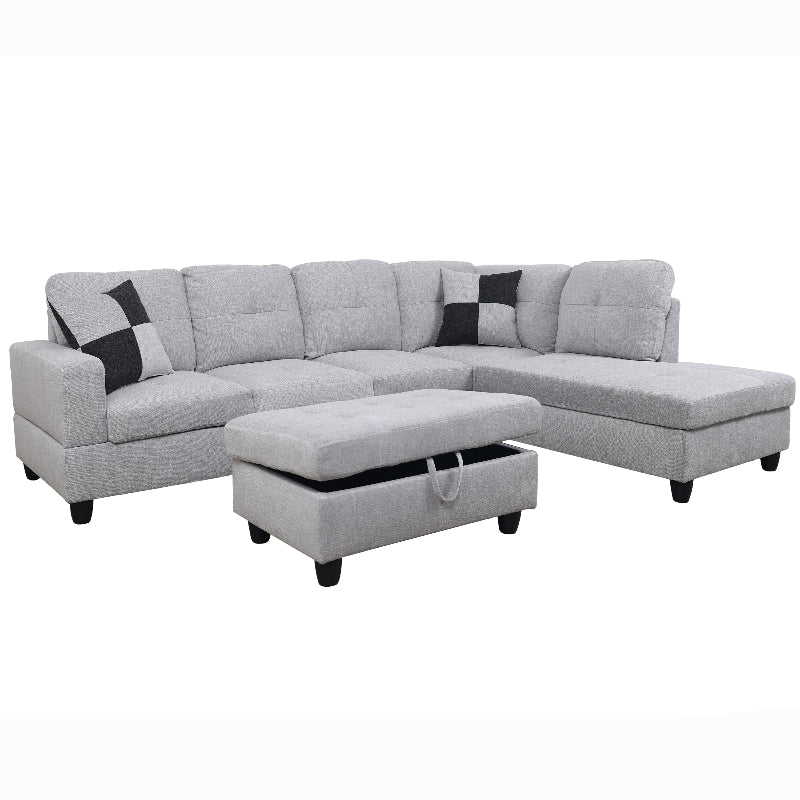 Aainehome L-shape Sofa Set