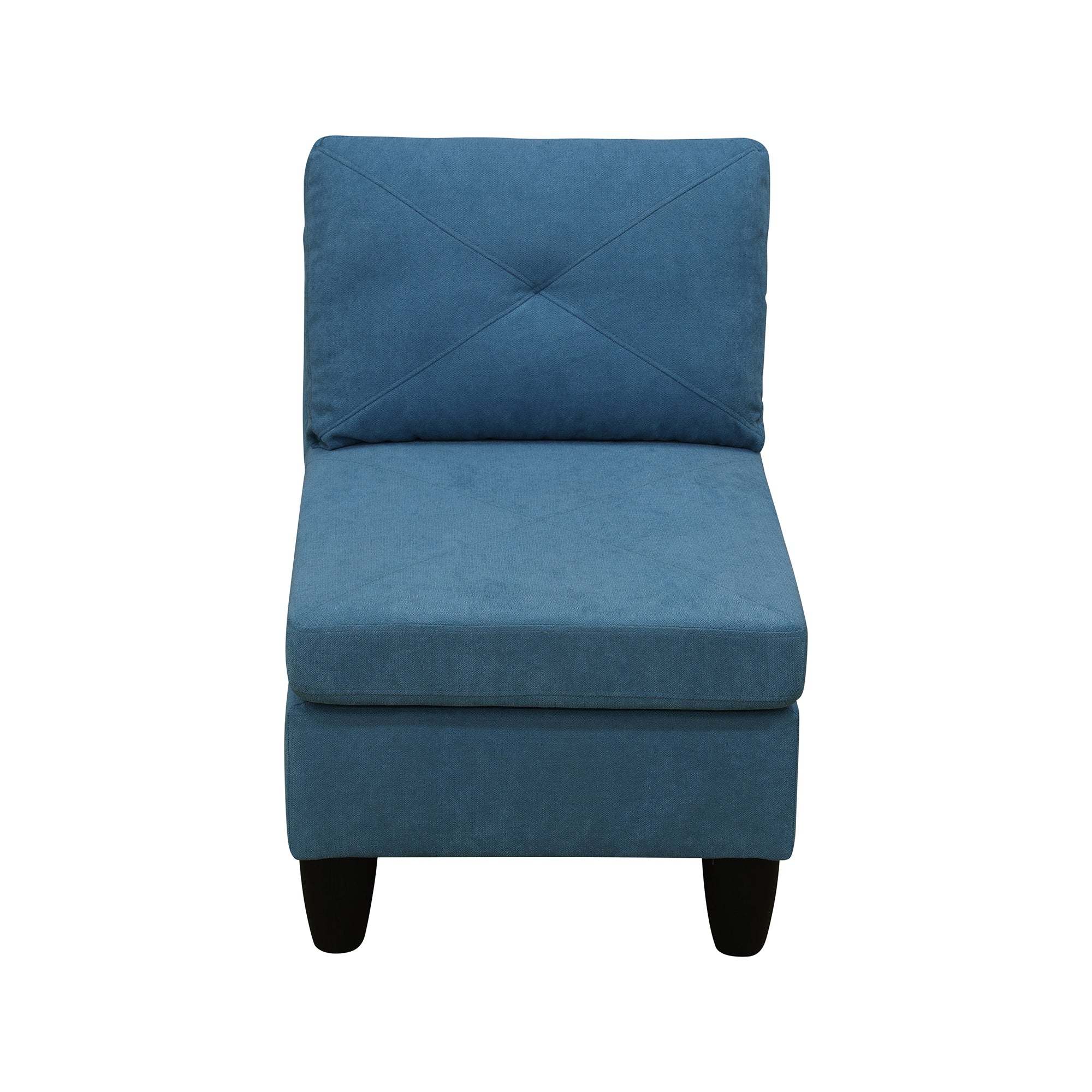 Ainehome Lake Blue Calico 4-Piece Couch Living Room Sofa Set