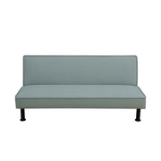 Lake Green Flannel 64-Inch Convertible Sofa Bed