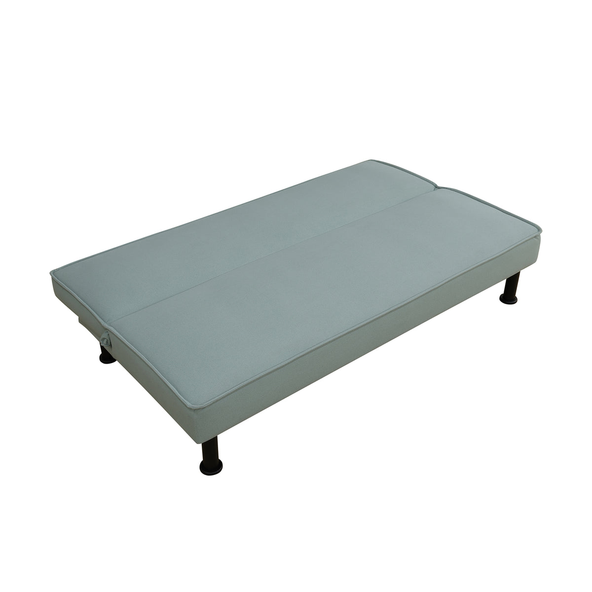 Lake Green Flannel 64-Inch Convertible Sofa Bed - product image 2