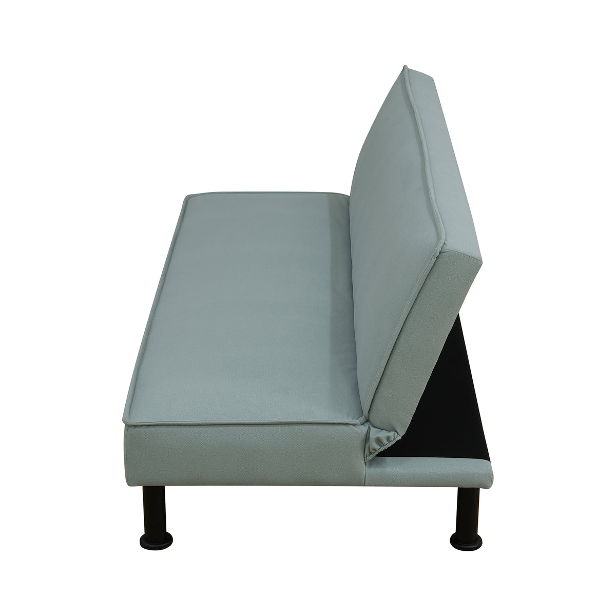Lake Green Flannel 64-Inch Convertible Sofa Bed - product image 3