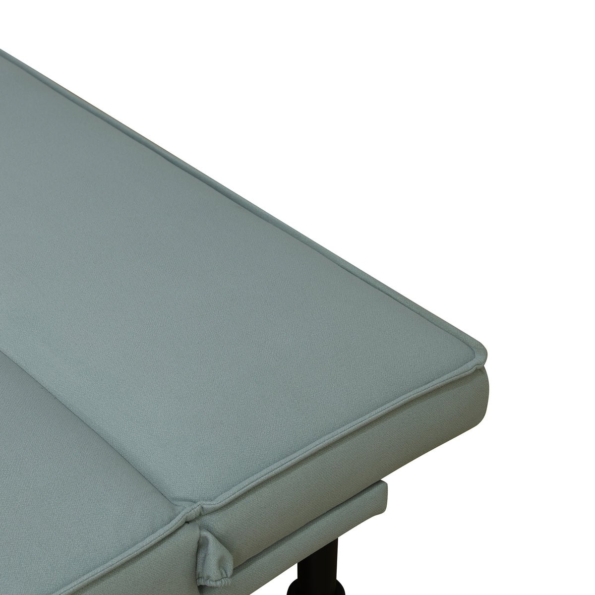 Lake Green Flannel 64-Inch Convertible Sofa Bed - product image 5