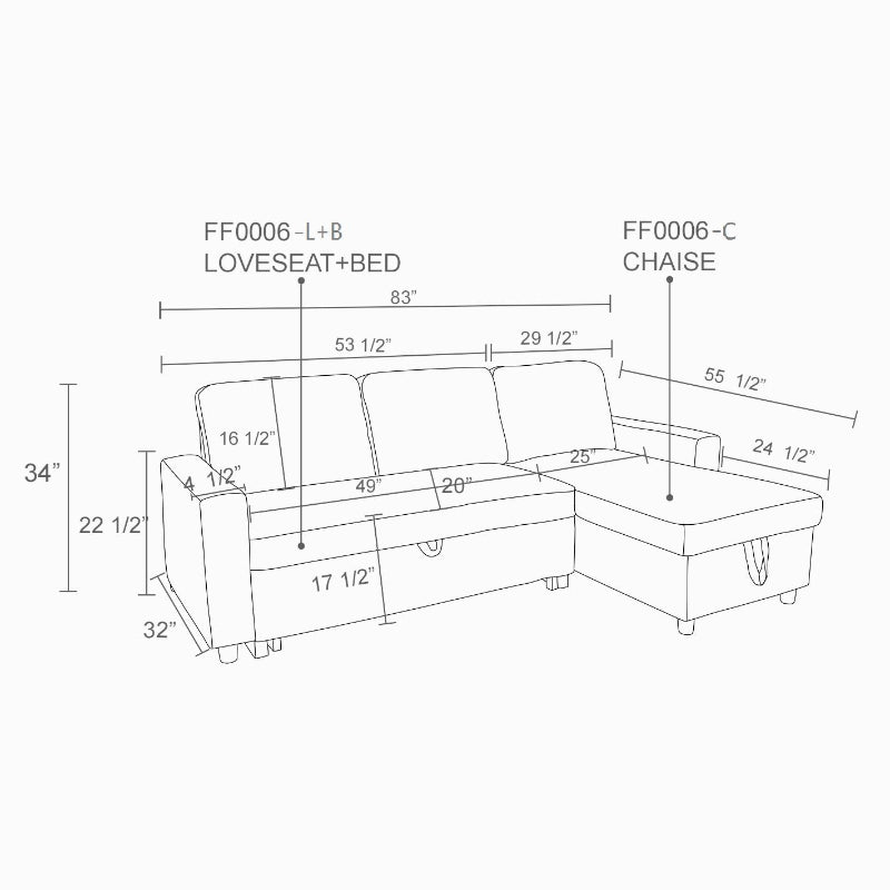 Aainehome Sofa Bed