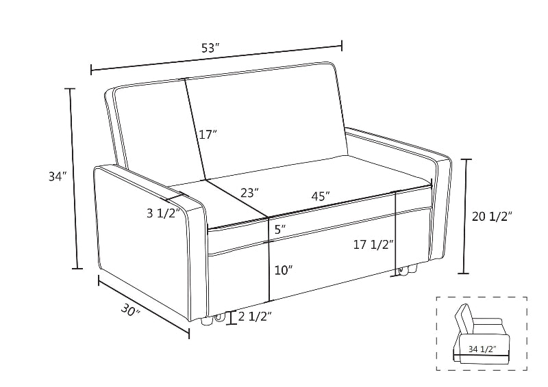Aainehome Sofabed