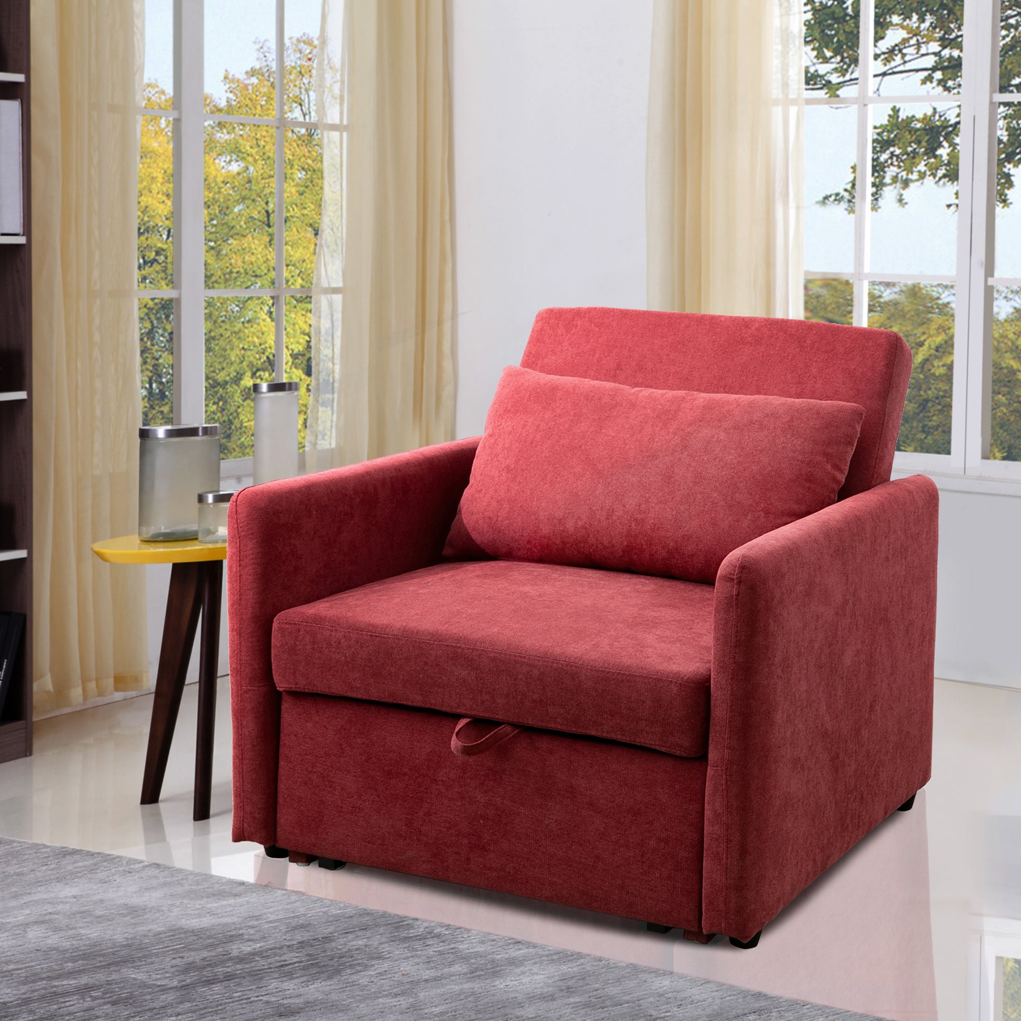 Sofá cama convertible de una plaza Red Lint de Ainehome