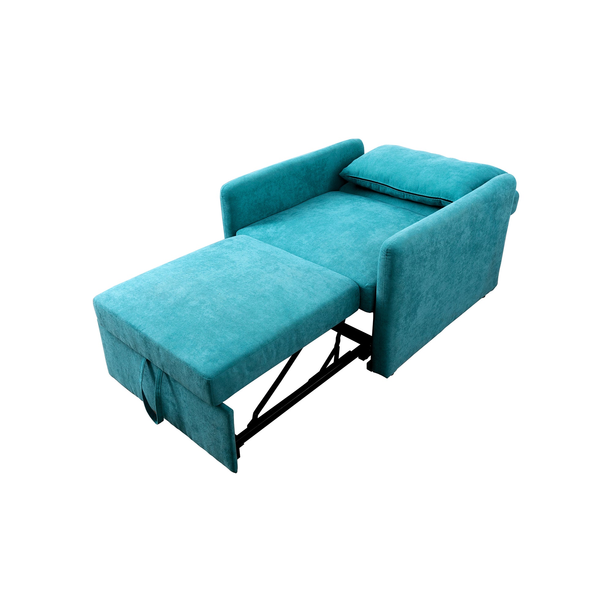 Sofá cama convertible de una plaza Green Lint de Ainehome
