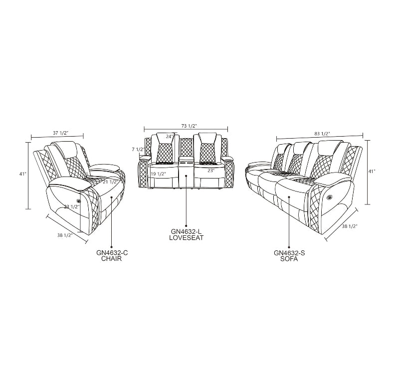 Reclining Sofa Set