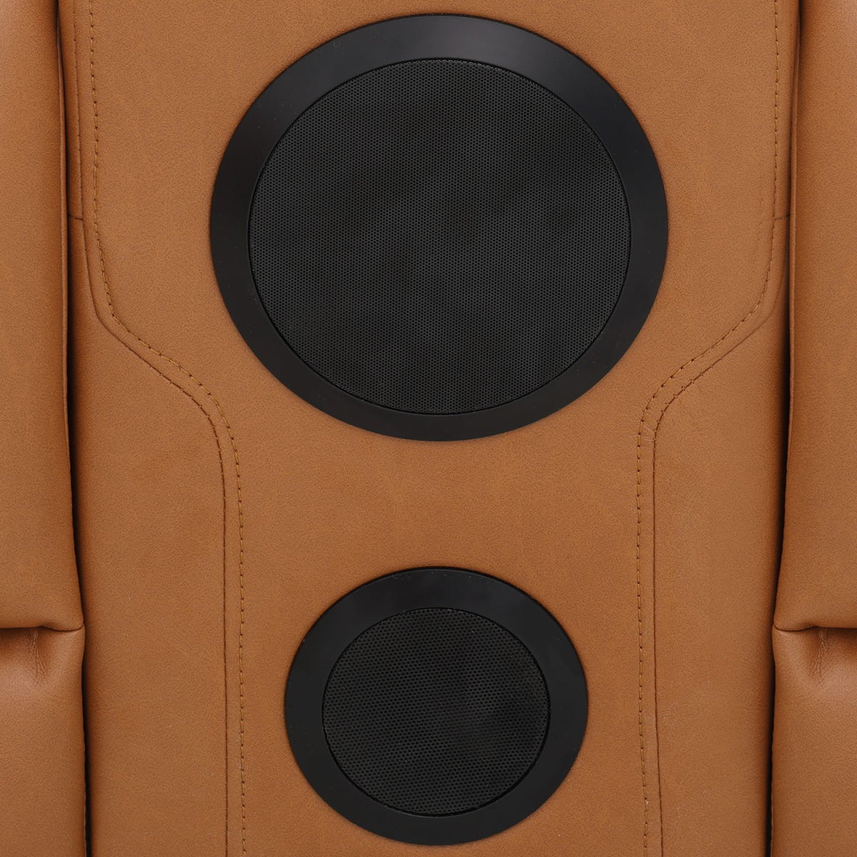 Orange Yellow Semi-PU Leather 3-Piece Power Reclining Sofa Set - product image 6