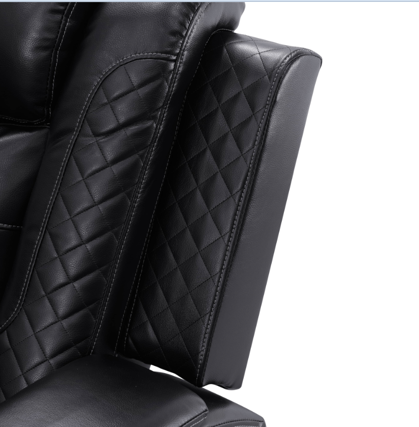 Breathable Leather Living Room 3-Piece Sofa Set