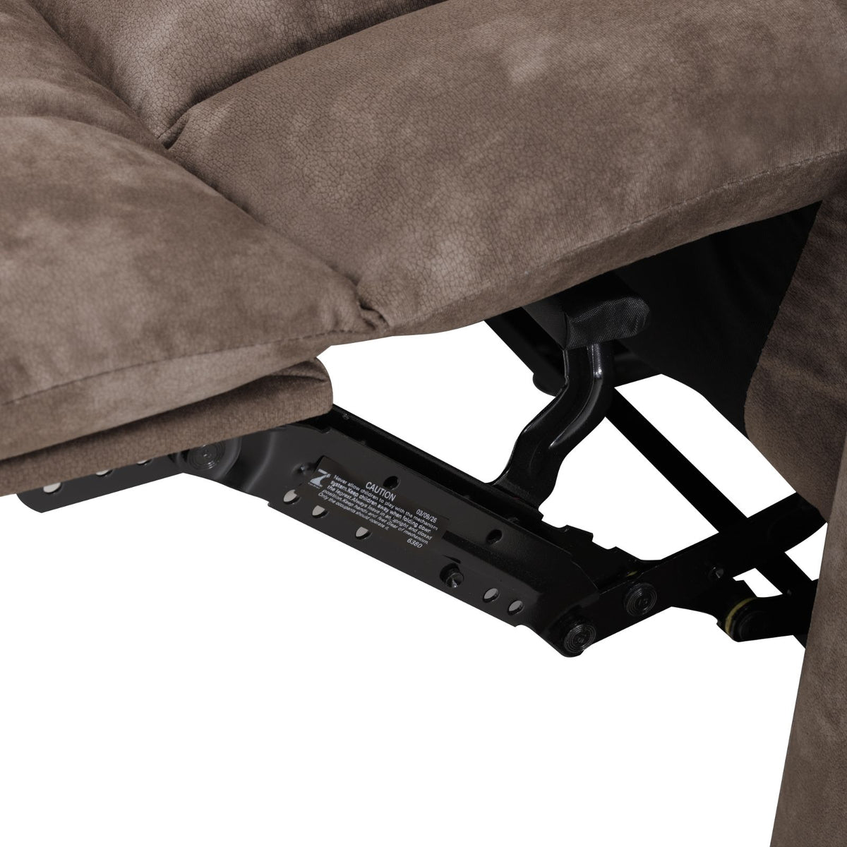 Brown Dutch Calico Fabric Reclining 3-Piece Sofa Set - product image 3