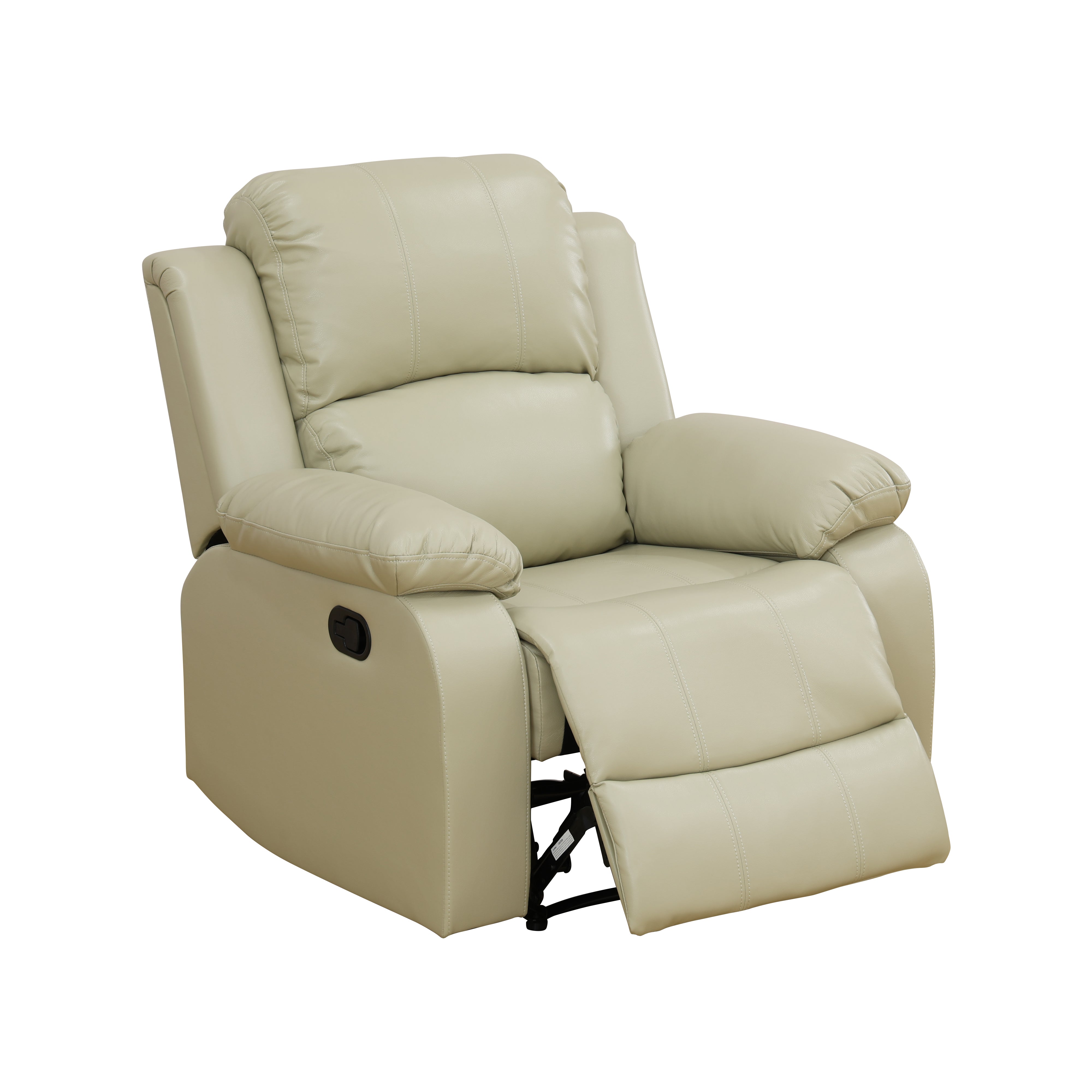 Ainehome Beige Recycled Leather Unit Sofa Living Room Sofa