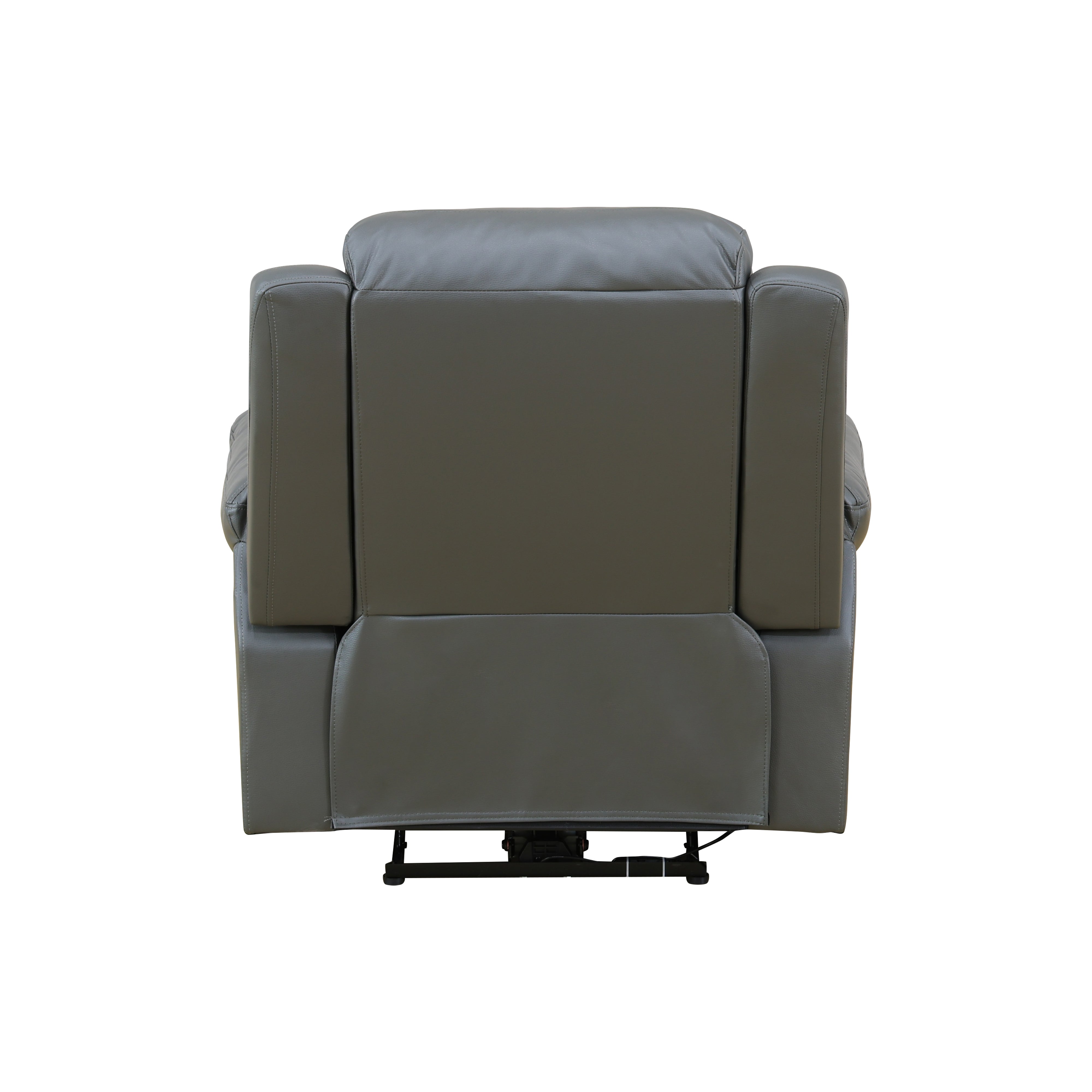 Ainehome Dark Grey Breathing Leather Chair Living Room Sofa