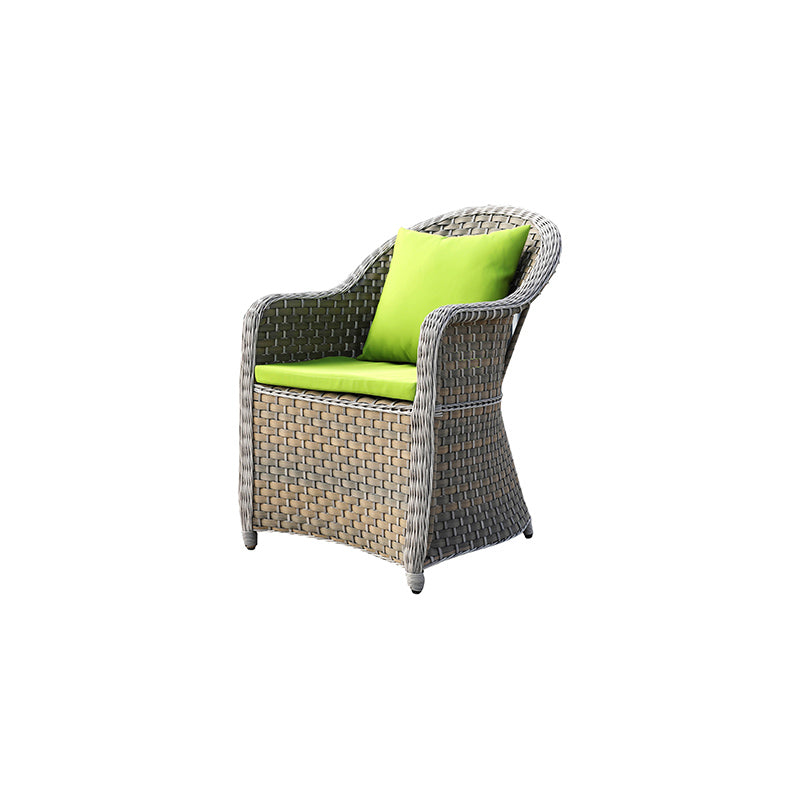 Ainehome 7-teiliges Outdoor-Sofa-Set aus Polyethylen und Eisengrau