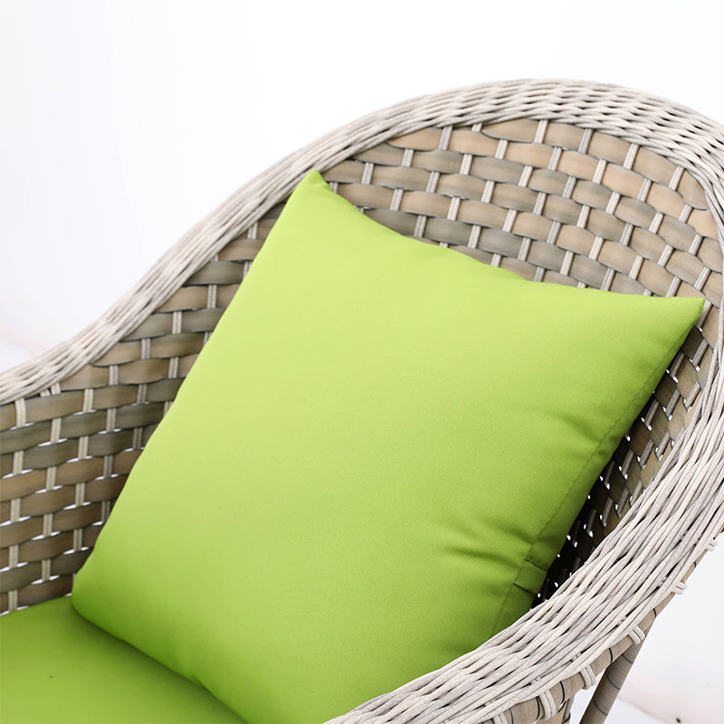 Ainehome 7-teiliges Outdoor-Sofa-Set aus Polyethylen und Eisengrau