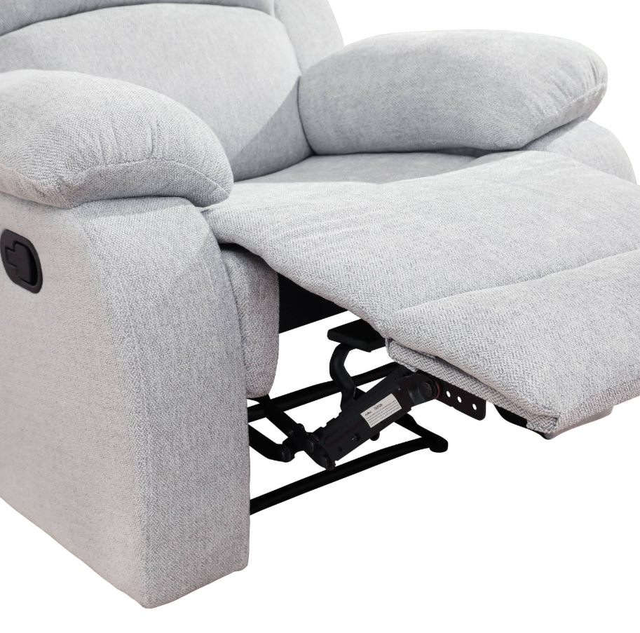 Grey White Linen 3-Piece Couch Living Room Sofa Set(pick up)